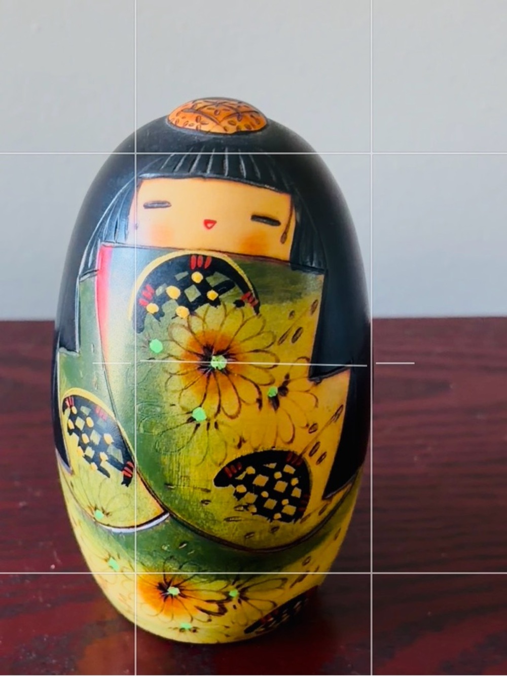 Vintage Japanese Kokeshi Doll by Miyama Keiji